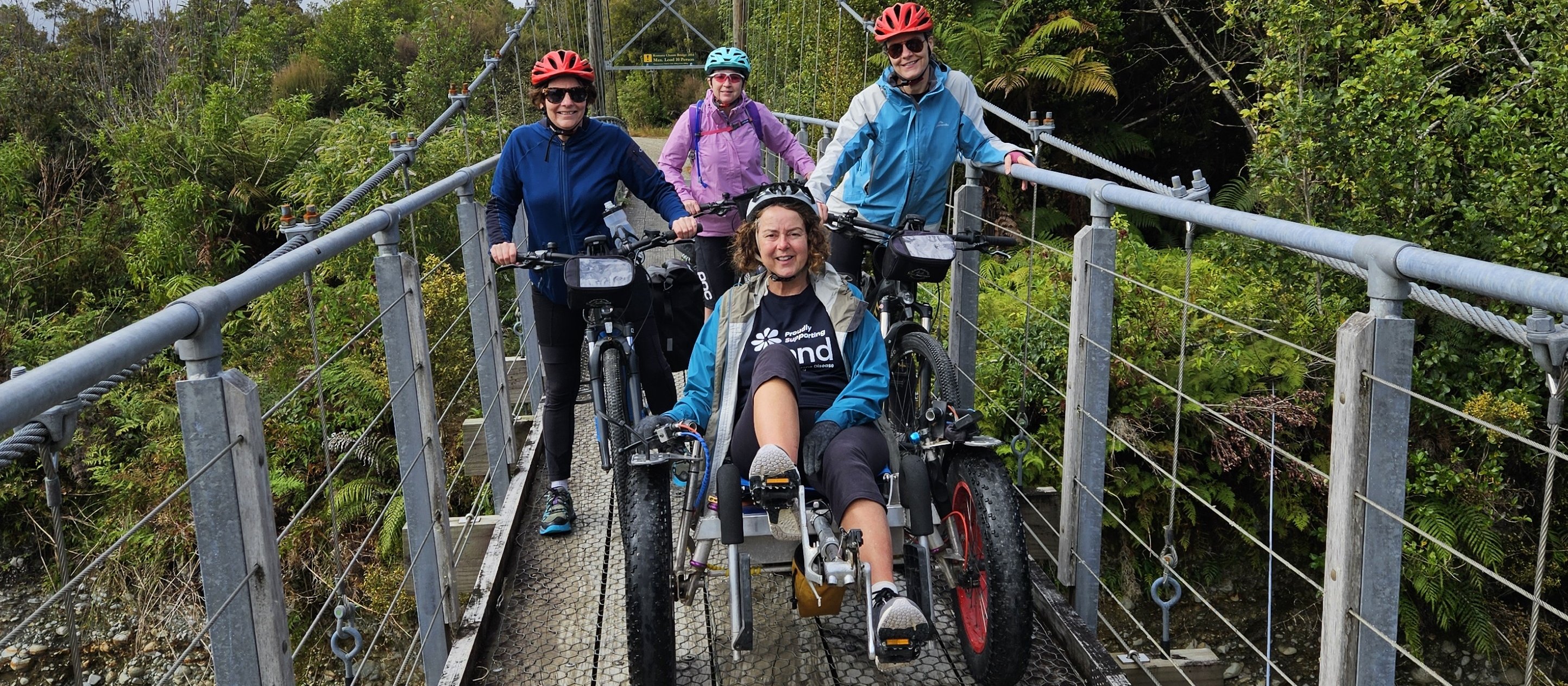 Natalie Gauld on west coast wilderness trail