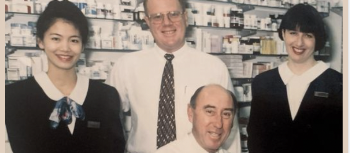 original Life Pharmacy Pakuranga staff 1993 CR supplied